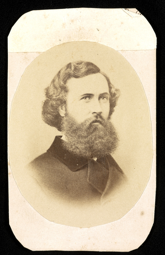 [Portrait of an unidentfied bearded man], 1865 (Library of Congress)