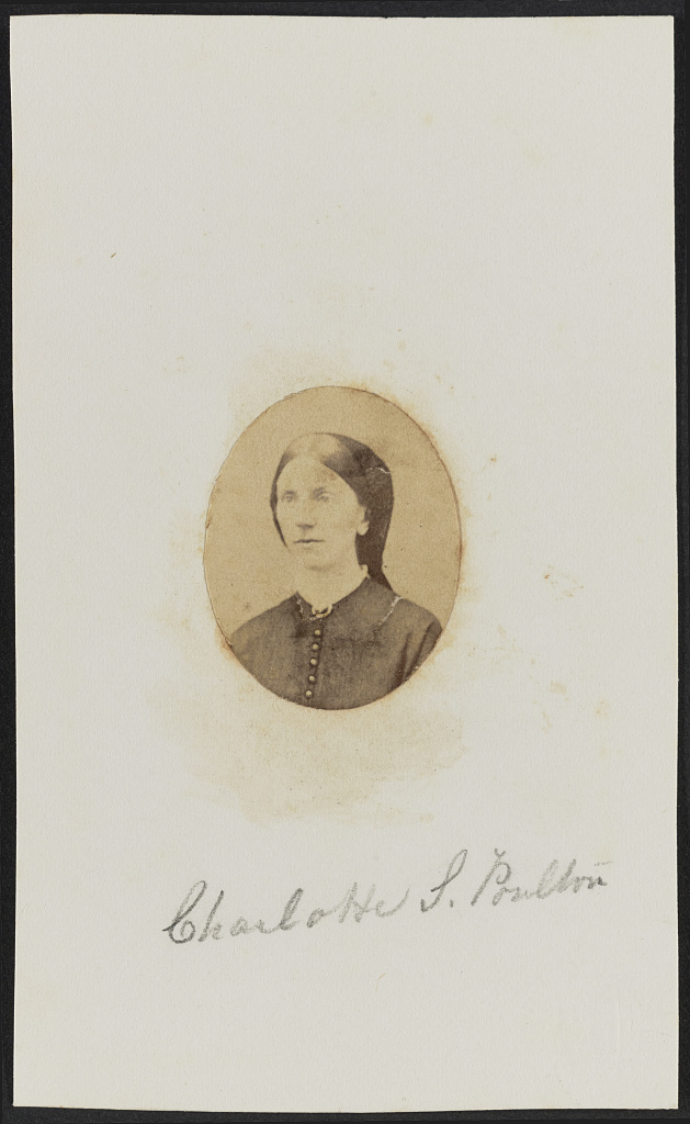 [Portrait of Charlotte Poulton], 1865 (Library of Congress)
