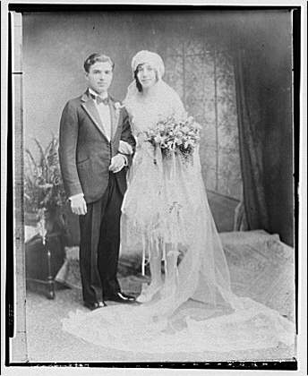 Portrait photographs. Wedding portrait, 1920 (Loc)