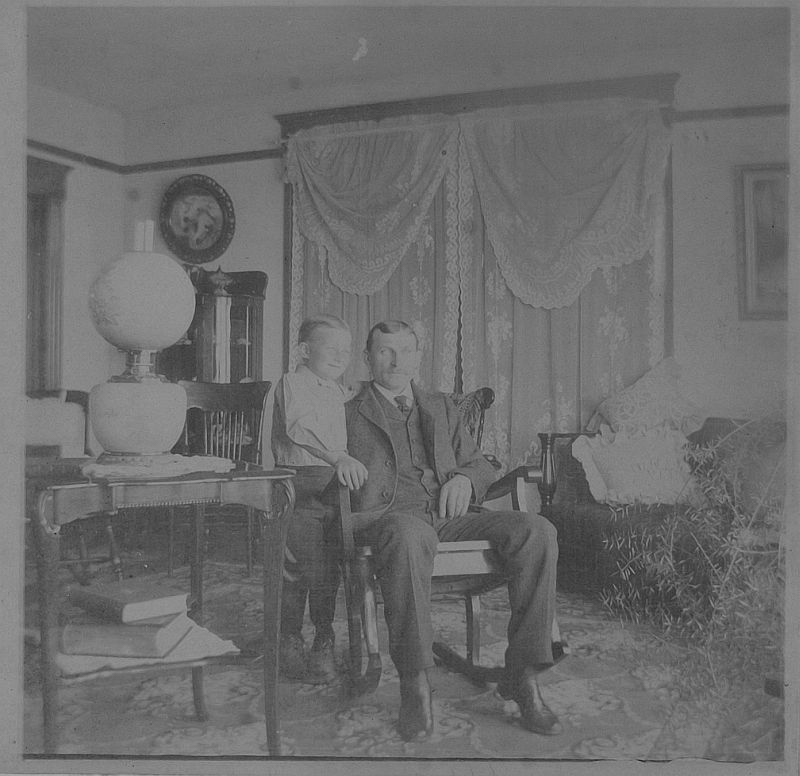Rising Family Parlor, 1890, Woodville, California, 1890 (Internet Archive)