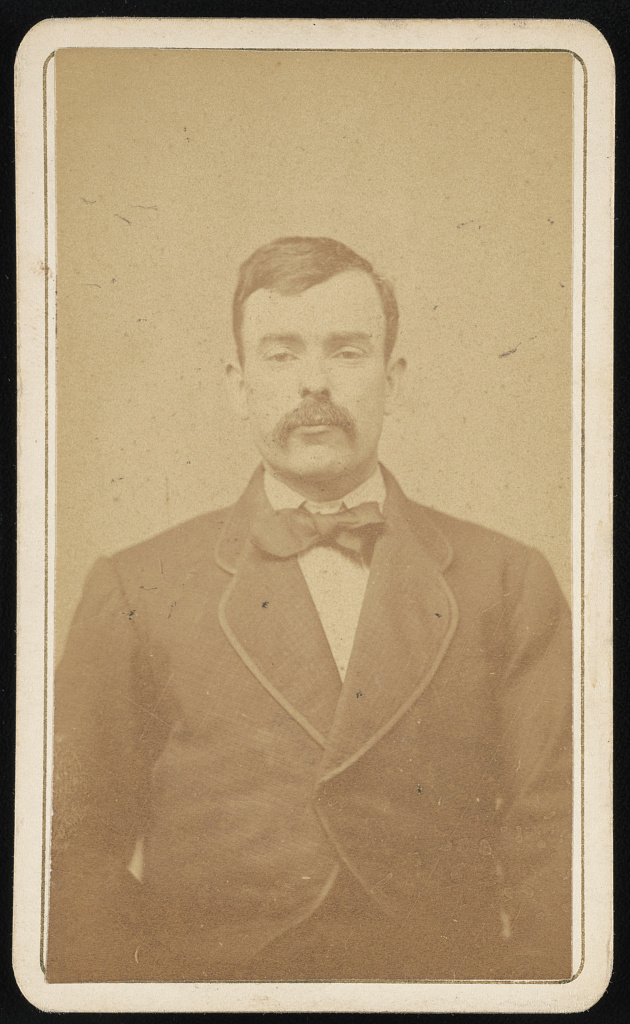 [Robert Cusick, half-length portrait, facing front], 1865 (Library of Congress)