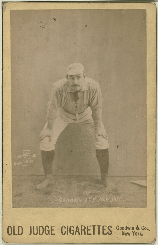 [Roger Connor, New York Giants, baseball card portrait], 1888 (Library of Congress)