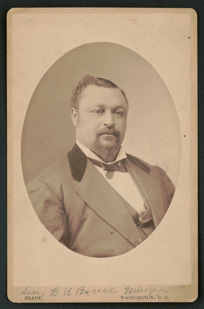 Sen. B.K. Bruce, Mississippi, 1865 (Library of Congress)