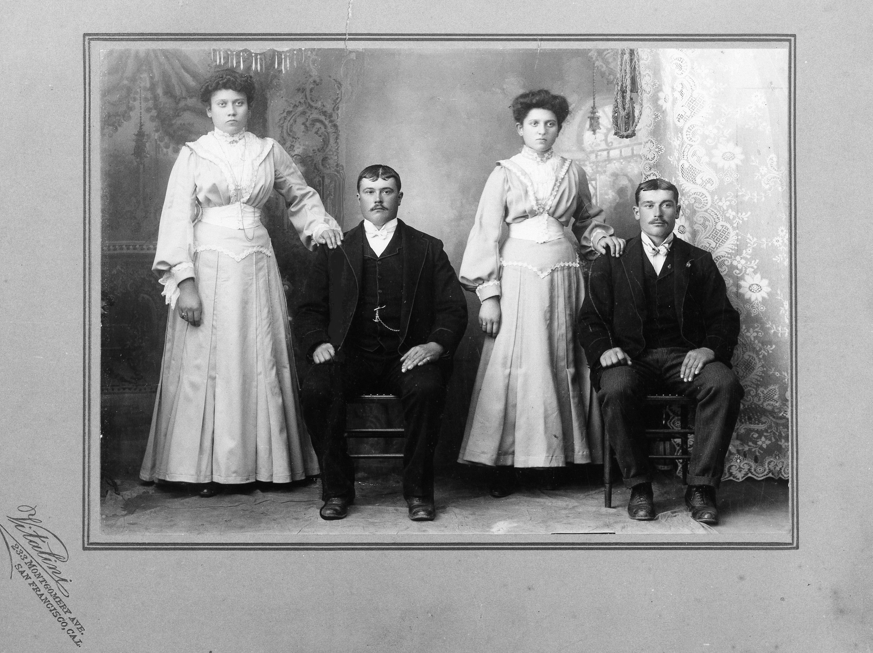 Shades of South San Francisco - Wedding, 1910 (Internet Archive)