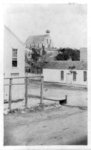 [Street corner, with church on hill in background, Austin, Texas], 1860 (Library of Congress)