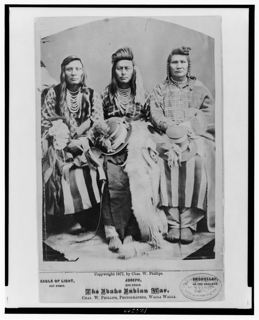 The Idaho Indian war, 1877 (Library of Congress)
