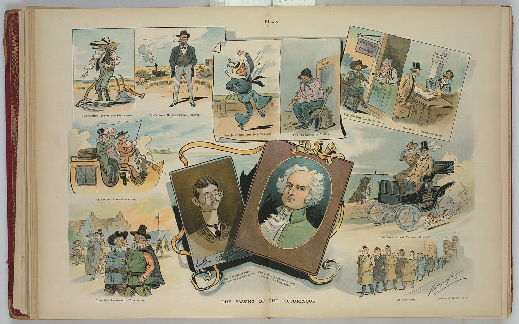 The passing of the picturesque, 1901 (Library of Congress)