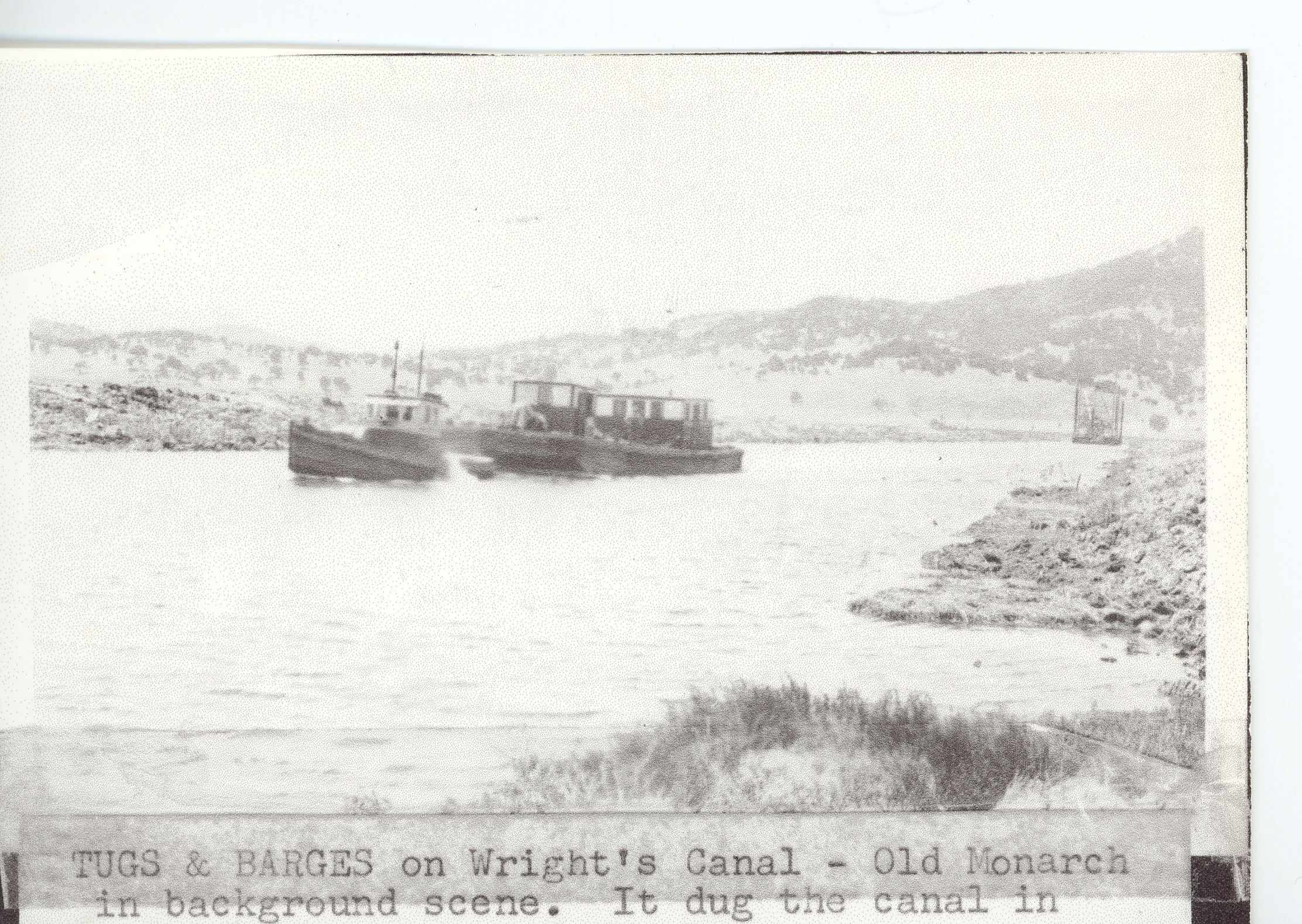 Transportation: Ships and Waterways, Black John Slough, Two boats on the slough, 1924~, 1924 (Internet Archive)