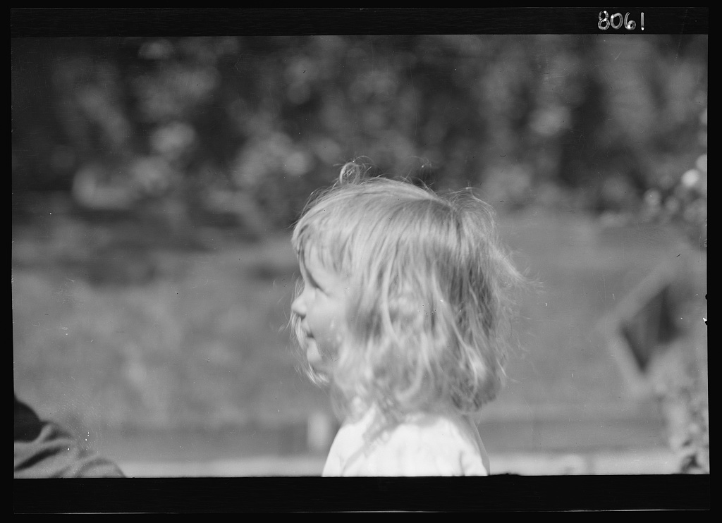 Unidentified child, 1896 (Library of Congress)