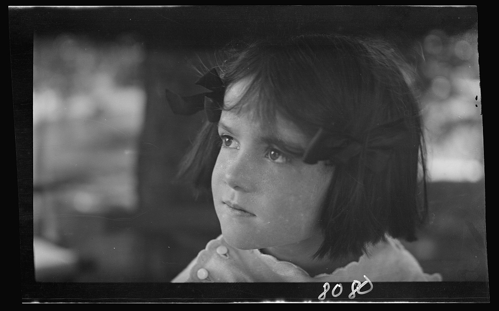 Unidentified child, 1896 (Library of Congress)
