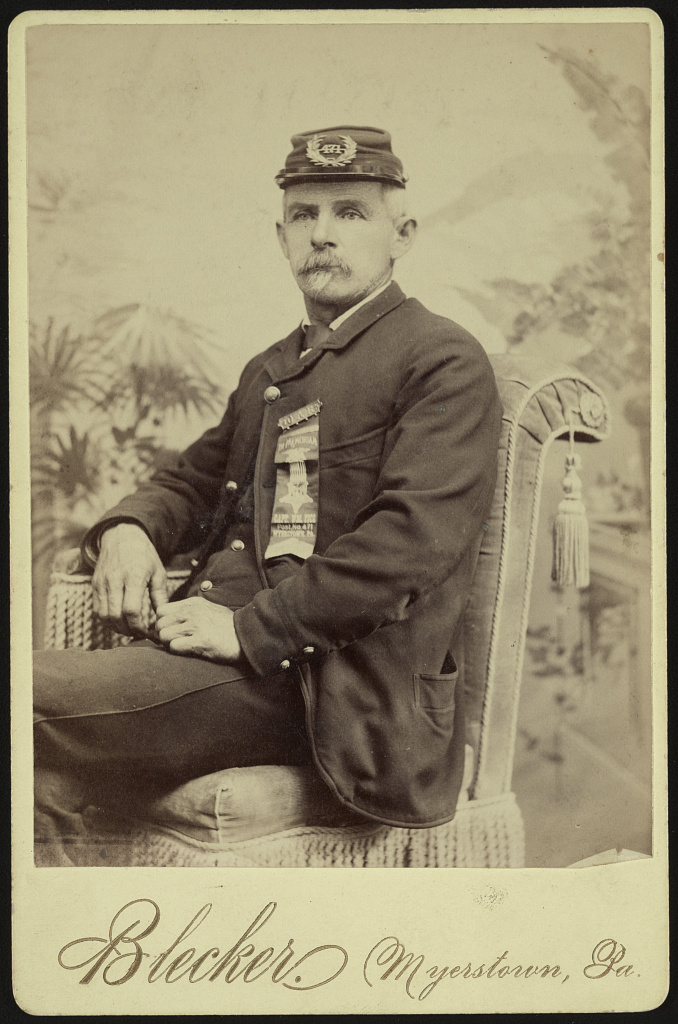 [Unidentified Civil War veteran], 1870 (Library of Congress)