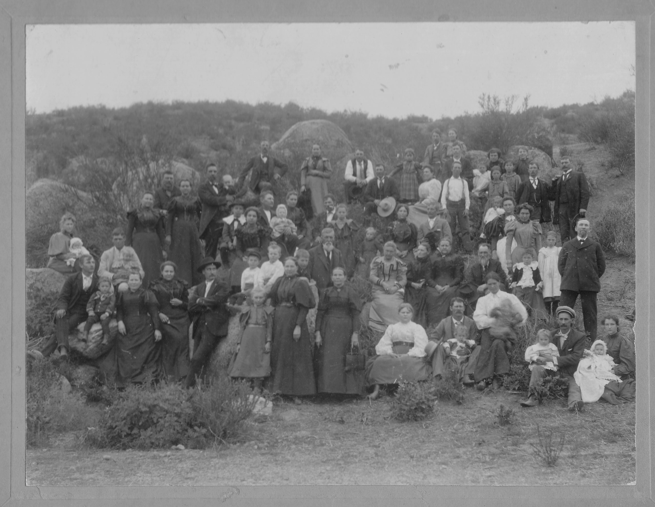 Van Leuven family reunion, 1890 (Internet Archive)
