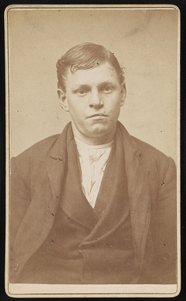[William Burgorn, head-and-shoulders portrait, facing front], 1878 (Library of Congress)
