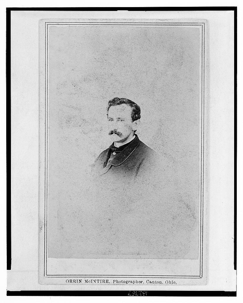 [William C. Kimball, Quartermaster, 7th West Virginia Cavalry, head-and-shoulders portrait, facing left], 1870 (Library of Congress)