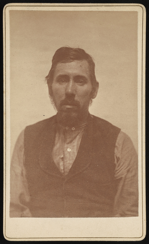 [William Gayhart, head-and-shoulders portrait, facing front], 1878 (Library of Congress)