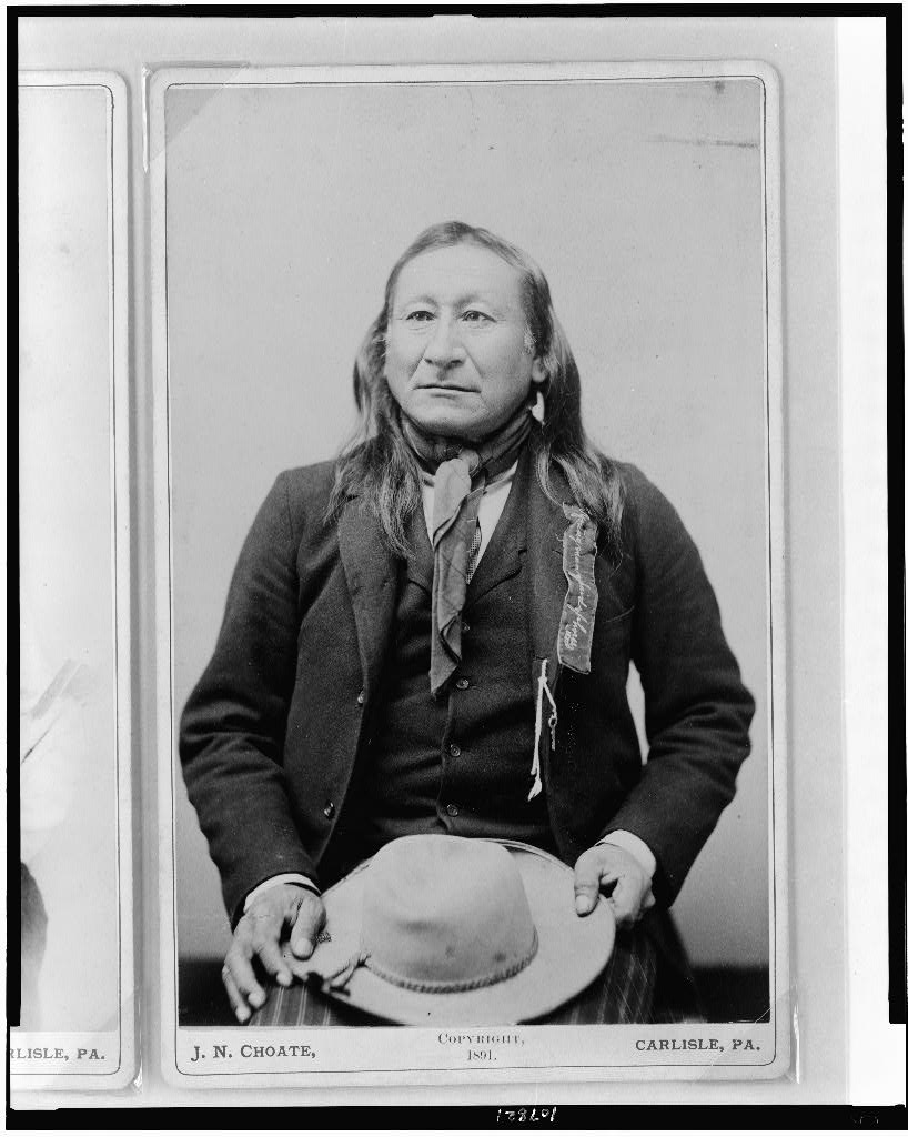 [Young Man Afraid of His Horses, half-length portrait, seated, facing slightly left, holding hat], 1891 (Library of Congress)